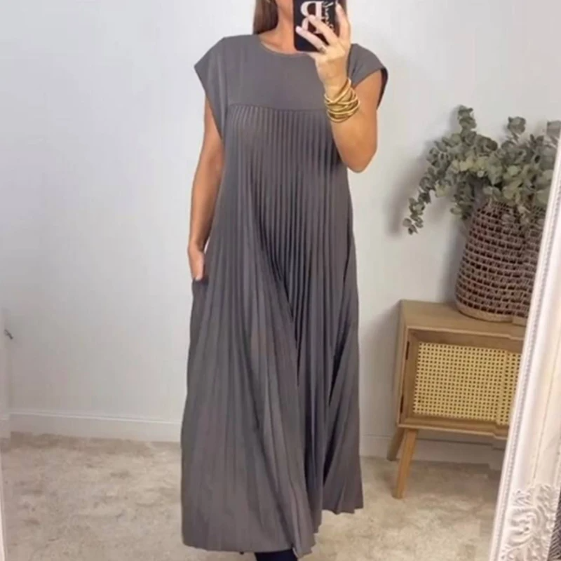 Yara | Geplooide jurk